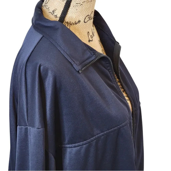 OLYMPIC COMMITTEE Men's Embroidered Knit Jacket Size XXXL Navy Blue - Picture 5 of 13